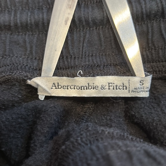 Abercrombie & Fitch Sweatpants Joggers Black Small - Picture 8 of 8